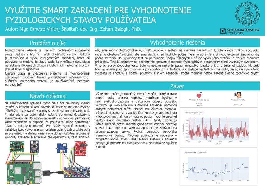 Využitie Smart zariadení pre vyhodnotenie fyziologických stavov používateľa