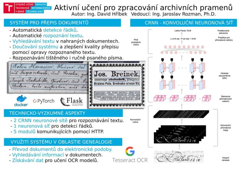 Active Learning pro zpracování archivních pramenů