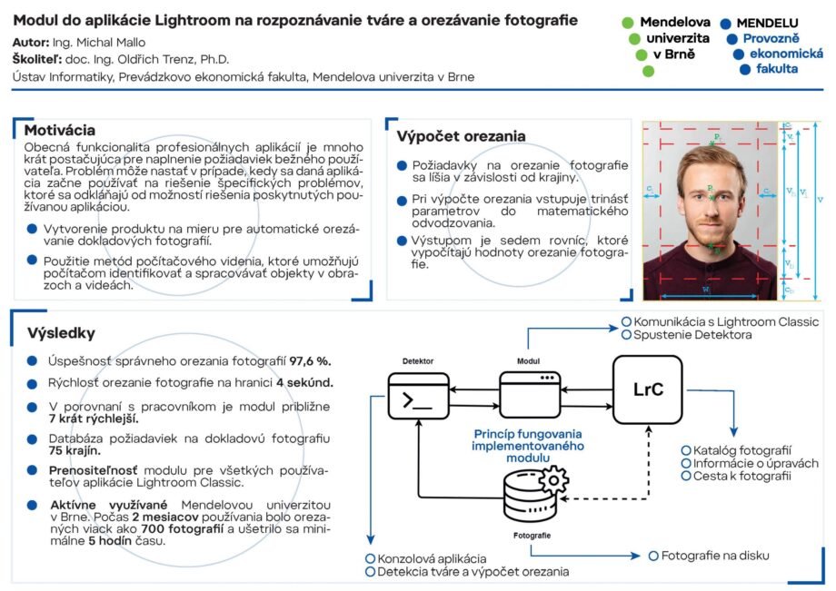 Lightroom application module for face recognition and photo cropping