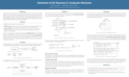 Detection of IoT Malware in Computer Networks