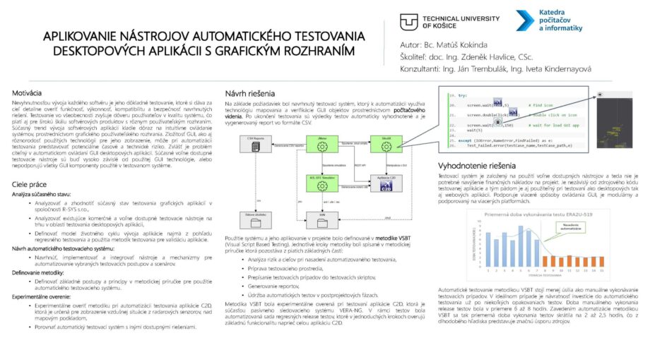 Aplikovanie nástrojov automatického testovania desktopových aplikácií s grafickým rozhraním