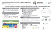 Identification of user confusion in a web application