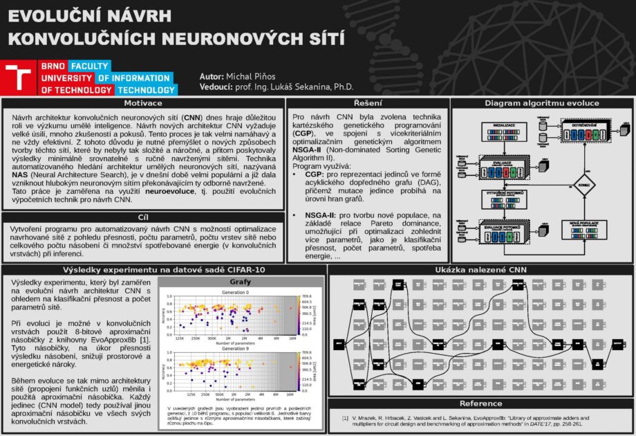 Evoluční návrh konvolučních neuronových sítí