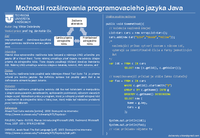 Možnosti rozširovania programovacieho jazyka Java