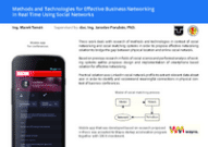 Metódy a technológie pre efektívnejšie nadväzovanie kontaktov v reálnom čase s využitím sociálnych sietí