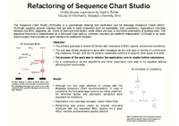 Refactoring of Sequence Chart Studio