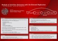 Analysis of Interface Automata with On-Demand Replication