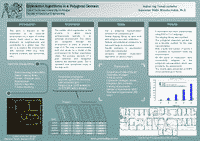 Exploration algorithms in a polygonal domain