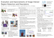 Evaluation and Improvements of Image Interest Regions Detectors and Descriptors