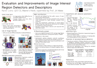 Evaluation and Improvements of Image Interest Regions Detectors and Descriptors