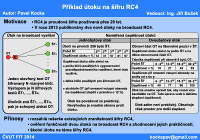 Příklad útoku na šifru RC4