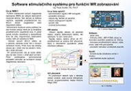 Software stimulačního systému pro funkční MR zobrazování