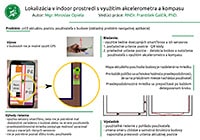 Lokalizácia v indoor prostredí s využitím akcelerometra a kompasu.