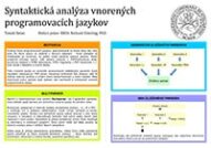 Syntaktická analýza vnorených programovacích jazykov