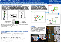 Bezdotykové řízení polohy koncového efektoru manipulátoru