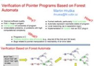 Verifikace ukazatelových programů pomocí lesních automatů