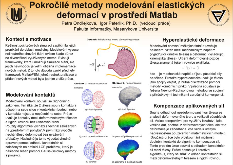 Pokročilé metody modelování elastických deformací v prostředí Matlab