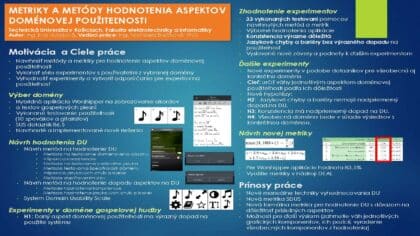 Metriky a metódy hodnotenia aspektov doménovej použiteľnosti