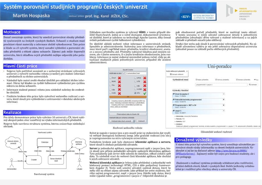 Systém porovnání studijních programů českých univerzit