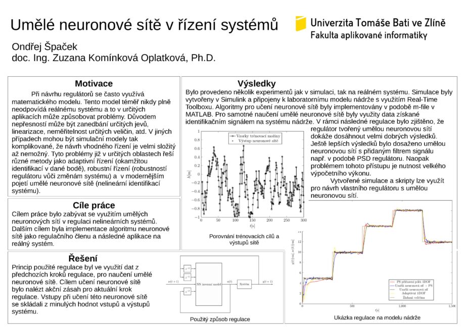 Umělé neuronové sítě v řízení systémů