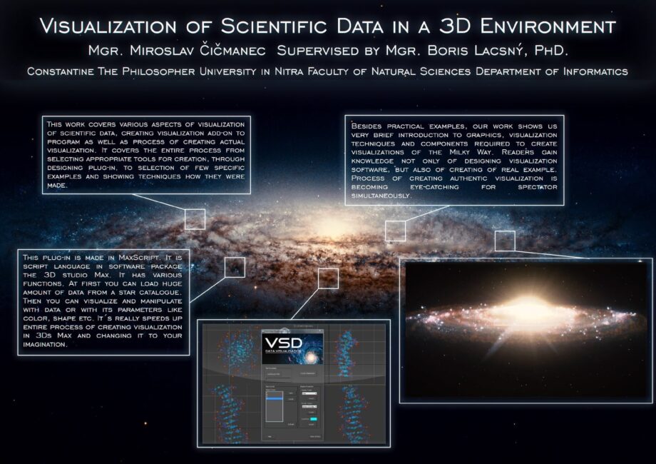 Vizualizácia vedeckých dát v 3D prostredí