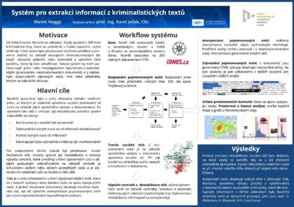 Systém pro extrakci informací z kriminalistických textů