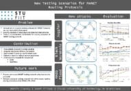 Simulation of attack scenarios in mobile ad hoc networks