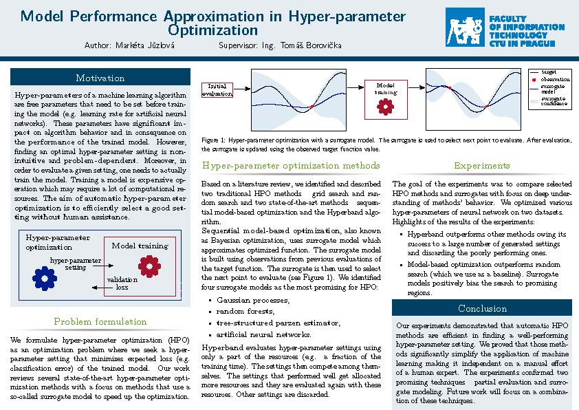 Model Performance Approximation in Hyper-parameter Optimization