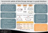 Incremental update of data lineage storage in a graph database