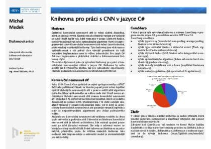 Knihovna pro práci s hlubokými konvolučními neuronovými sítěmi v jazyce C#