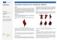 Symmetry Detection in Geometric Models