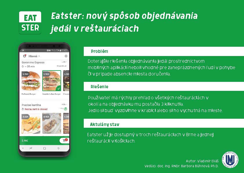 Eatster: Nový spôsob objednávania jedál v reštauráciách