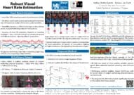 Robust visual heart rate estimation