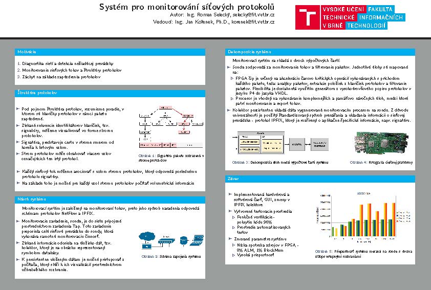 Systém pro monitorování síťových protokolů