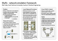 Framework for network management to support simulation of varying network conditions