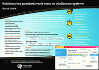 Kolaboratívne poznámkovanie textu vo výučbovom systéme