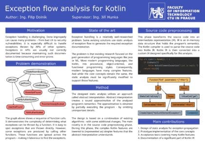 Exception flow analysis for Kotlin