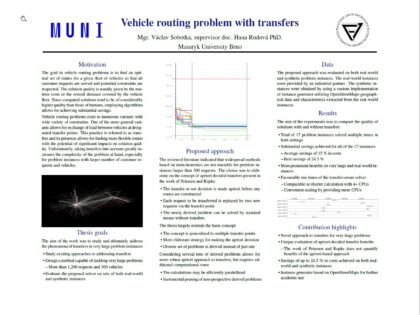 Vehicle routing problem with transfers