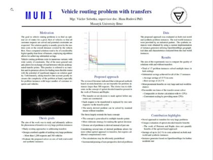 Vehicle routing problem with transfers