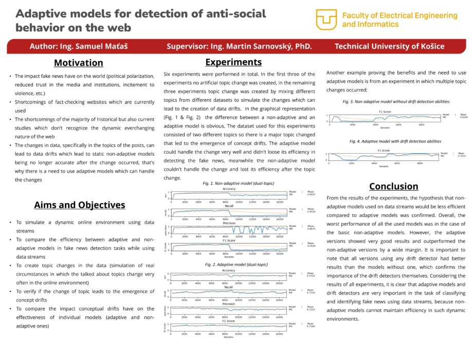 Adaptívne modely pre detekciu anti-sociálneho správania na webe