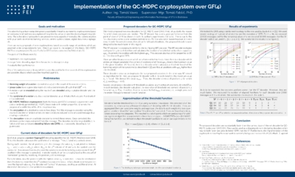 Implementation of the QC-MDPC cryptosystem over GF(4)