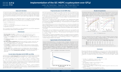 Implementácia QC-MDPC kryptosystému nad GF(4)