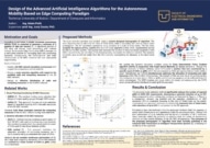 Design of advanced AI algorithms in autonomous mobility based on the use of edge computing