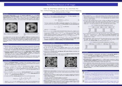 Texture-Based Analysis of 3D Images