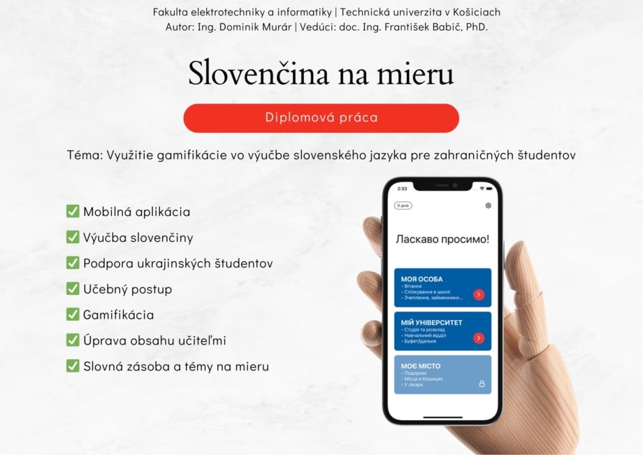 Use of gamification in teaching Slovak language for international students