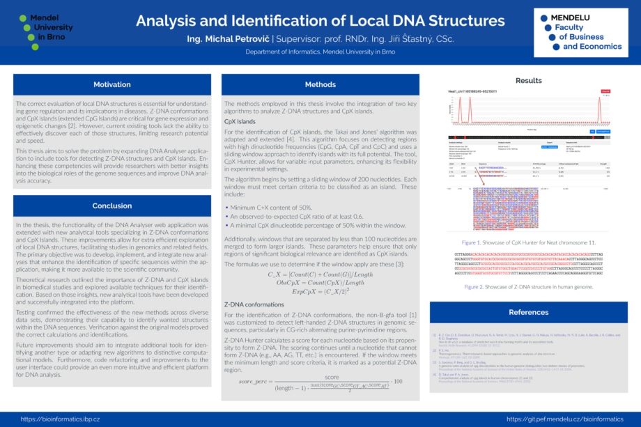 Analysis and Identification of Local DNA Structures