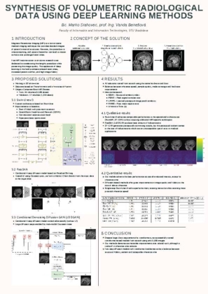 Syntéza volumetrických rádiologických dát metódami hlbokého
učenia
