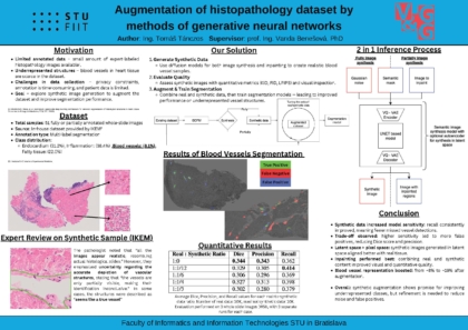 Rozšírenie histopatologického súboru údajov metódami
generatívnych neurónových sietí