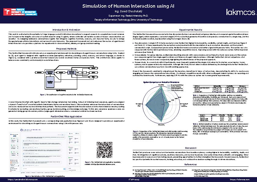 Simulace lidské interakce s využitím AI