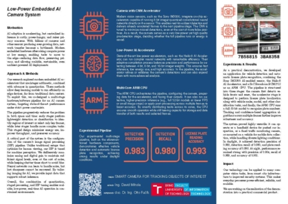 Chytrá kamera pro sledování zájmových objektů